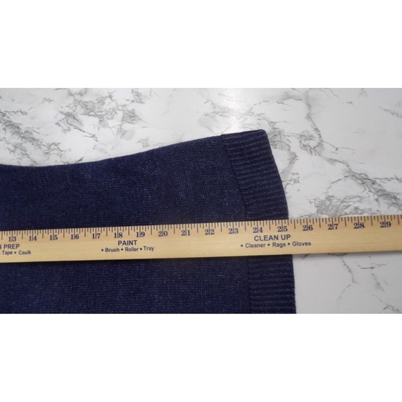 Talbots 100% Linen Popover Knit Sweater V-Neck Breathable Coastal Women's Large - Picture 6 of 11